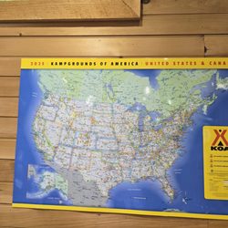 Crossville / I-40 KOA - K o a map