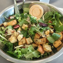 Salata - Normal sized salad with seafood $12