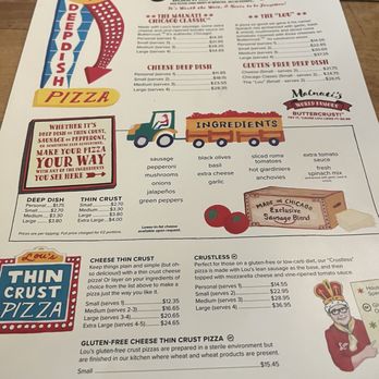 Lou Malnati's Pizzeria - Menu - Pizza Near Me - Chicago, Illinois