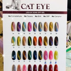 Nails By Michelle - 24 colors of Cat Eye soak off gel polish collection