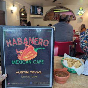 Habanero Mexican Cafe - The menu - Mexican Near Me - Austin, Texas