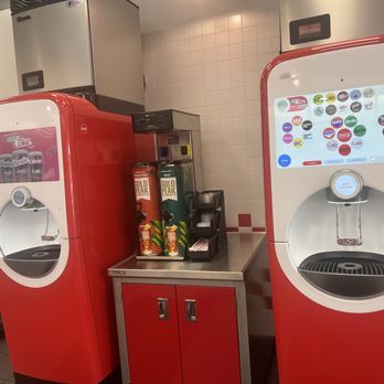 Five Guys - Large fountain drink selection - Burgers Near Me - North Richland Hills, Texas Five Guys - Large fountain drink selection - Burgers Near Me - North Richland Hills, Texas