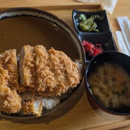 Pork katsu curry $19 Pork katsu curry $19