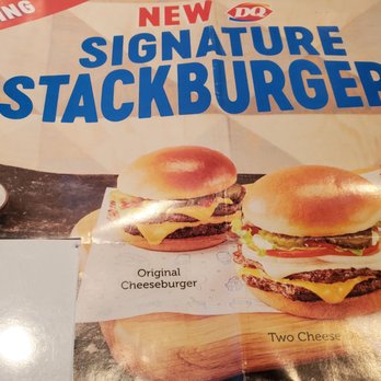Dairy Queen Grill & Chill - This advertisement shows original with 2 patties. Yet when you purchase, it's one flat horse meat patty. - Ice Cream & Frozen Yogurt Near Me - Rockmart, Georgia