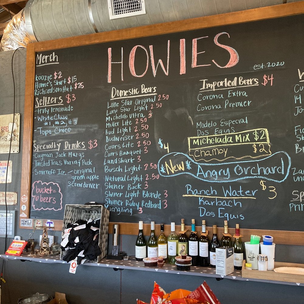 Howie’s Hideout - Beer menu - Tacos Near Me - Sour Lake, Texas Howie’s Hideout - Beer menu - Tacos Near Me - Sour Lake, Texas