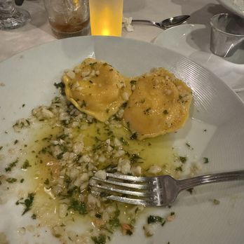 Ristorante DellaSantina - What's left of my lobster ravioli. It was so good. - Italian Near Me - Sevierville, Tennessee Ristorante DellaSantina - What's left of my lobster ravioli. It was so good. - Italian Near Me - Sevierville, Tennessee