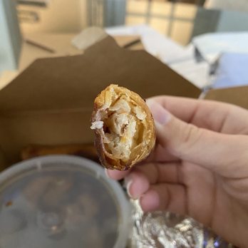 Elsie's Egg Rolls - Inside of lumpia - Filipino Near Me - Hutto, Texas Elsie's Egg Rolls - Inside of lumpia - Filipino Near Me - Hutto, Texas