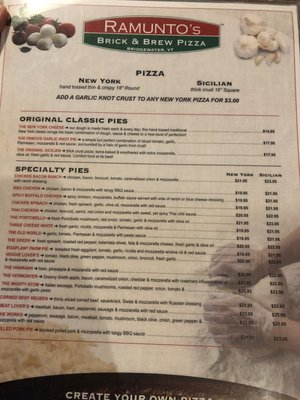Menu photo 3 Ramunto's Brick & Brew Pizza Bridgewater, VT Menu photo 3 Ramunto's Brick & Brew Pizza Bridgewater, VT