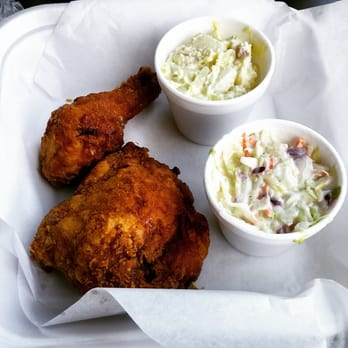 Chicken Box - 2 piece chicken meal with coleslaw and potato salad. - Seafood Near Me - La Habra, California Chicken Box - 2 piece chicken meal with coleslaw and potato salad. - Seafood Near Me - La Habra, California