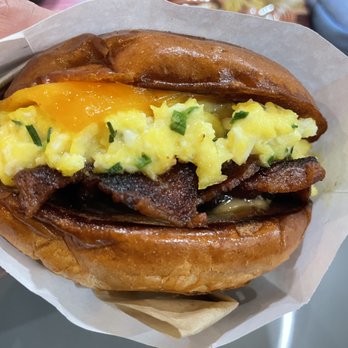 Eggbred - Scramble Me Softly with bacon - Breakfast & Brunch Near Me - La Habra, California Eggbred - Scramble Me Softly with bacon - Breakfast & Brunch Near Me - La Habra, California
