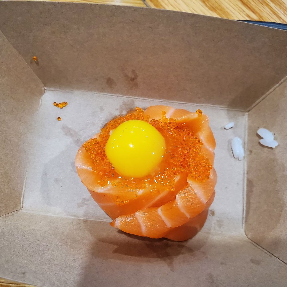 Konfucious Eats - Salmon pinwheel - Ramen Near Me - Modesto, California Konfucious Eats - Salmon pinwheel - Ramen Near Me - Modesto, California