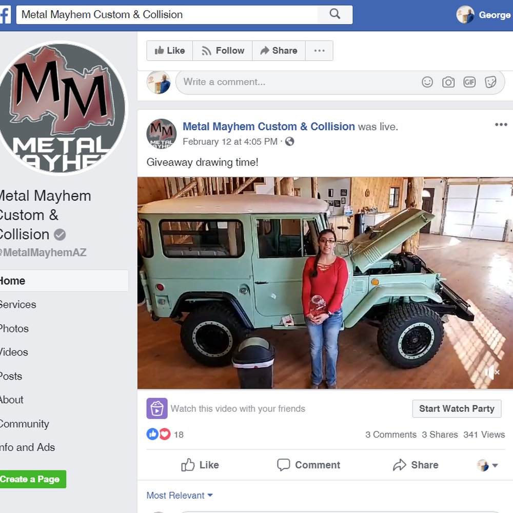 Metal Mayhem Custom & Collision - Metal Mayhem continuing to use my vehicle in promotional videos on social media while holding it hostage even after being told to stop. - Body Shops Near Me - Snowflake, Arizona Metal Mayhem Custom & Collision - Metal Mayhem continuing to use my vehicle in promotional videos on social media while holding it hostage even after being told to stop. - Body Shops Near Me - Snowflake, Arizona