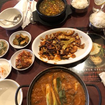 Mama's House - Lunch menu: Woogogi, squid, kimchi jigae. 4 panchan sides included for lunch. - Korean Near Me - Indianapolis, Indiana