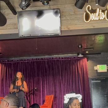 LJ's Lounge - Stage with singer - Comfort Food Near Me - Costa Mesa, California LJ's Lounge - Stage with singer - Comfort Food Near Me - Costa Mesa, California