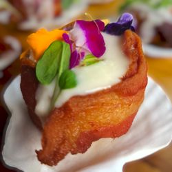 Flagler Tavern - Flagler Tavern offers private event space with a full catering menu like these beautiful bacon-wrapped scallops