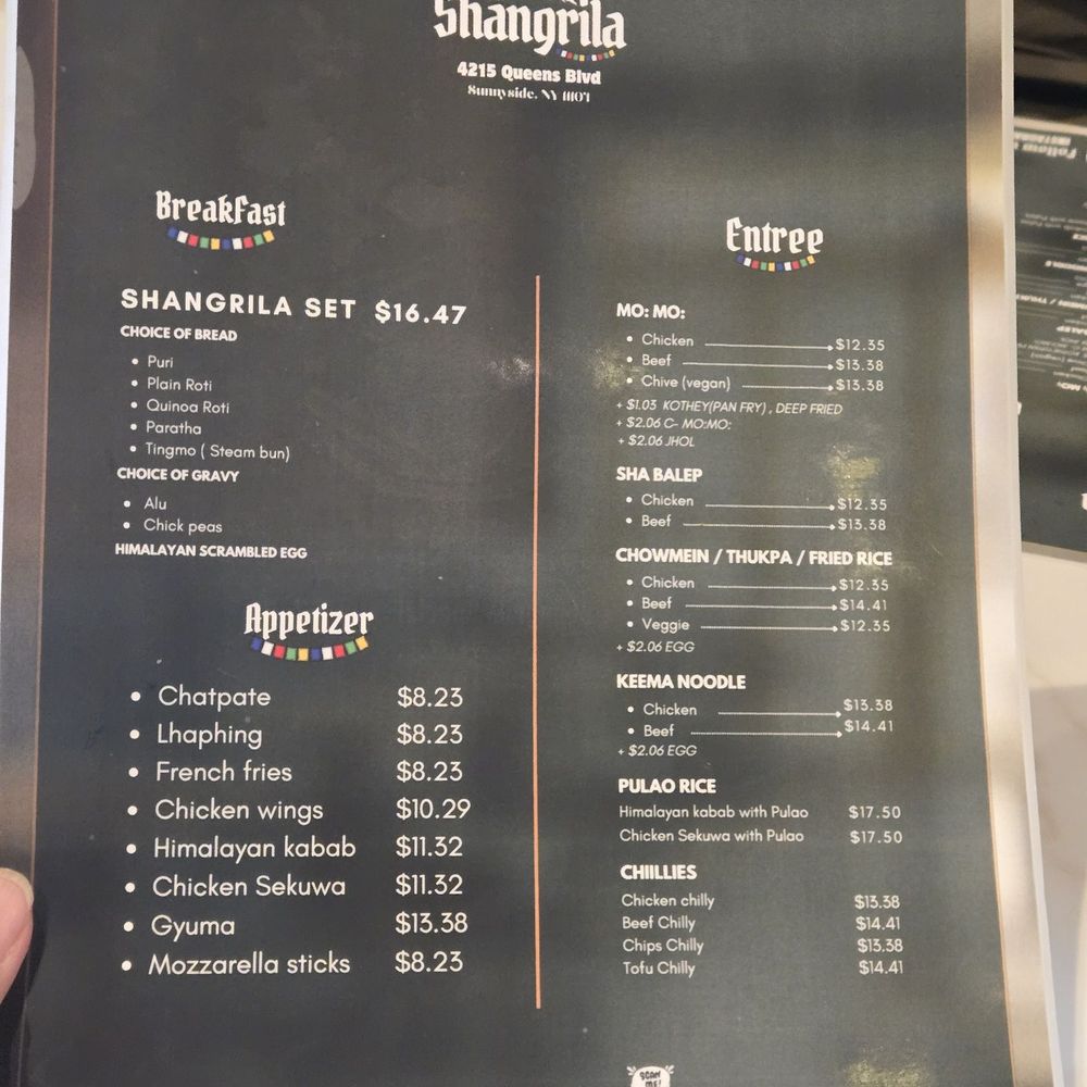 Cafe Shangrila - Menu - Himalayan/Nepalese Near Me - New York, New York Cafe Shangrila - Menu - Himalayan/Nepalese Near Me - New York, New York