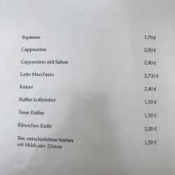 Paradiso - Warme Getränke