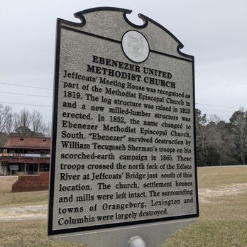 Ebenezer United Methodist Church - Ebenezer United Methodist Church Historical Marker, Swansea - Religious Organizations Near Me - Swansea, South Carolina Ebenezer United Methodist Church - Ebenezer United Methodist Church Historical Marker, Swansea - Religious Organizations Near Me - Swansea, South Carolina
