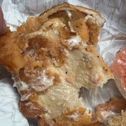 Wendy's - Seemed the crispy just fell off the sandwich. Was very gross rubbery chicken. Not spicy     Spicy Chicken Sandwich