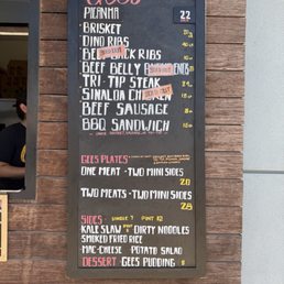 Menu of the day Menu of the day