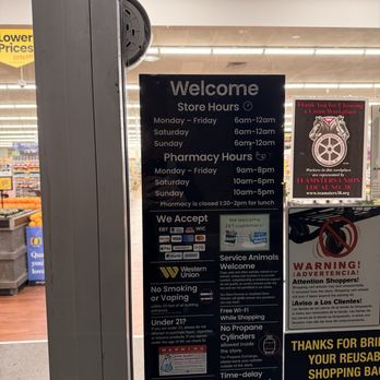 Albertsons - Posted closing hours at 1150p outside of a locked door. - Grocery Near Me - Mill Creek, Washington Albertsons - Posted closing hours at 1150p outside of a locked door. - Grocery Near Me - Mill Creek, Washington