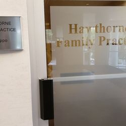 Hawthorne Family Practice - Dr Tuppo, office is next to elevator