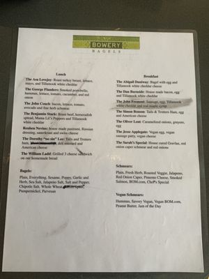 Menu photo 1 Bowery Bagels Portland, OR