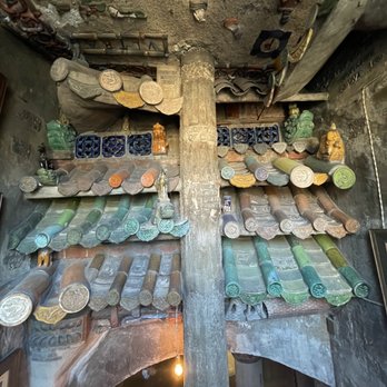Fonthill Castle - A sample of Asian style roofing inside castle - Museums Near Me - Doylestown, Pennsylvania