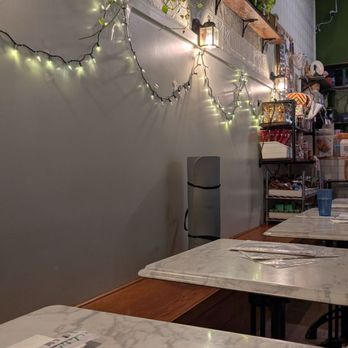 Boonnoon Market - Few tables along the wall - Thai Near Me - Arlington, Massachusetts