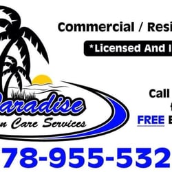 Paradise Lawn Care Services - Serving our community proudly!