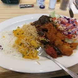 Wunderling - Aubergine und Kartoffel (vegetarisch) mit Reis und Salat (7,90€)