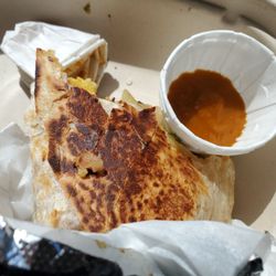 Breaky Burrito, EVEN BETTER than CJ's breakfasts Burrito x5.   Definitely take a pit stop here!