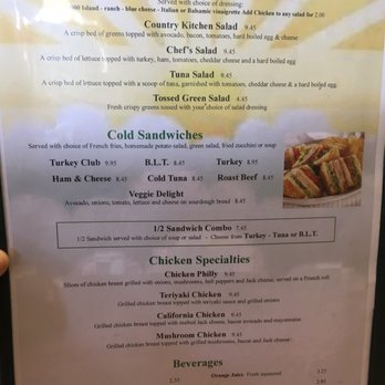 Country Cafe - Menu summer 2017 - Breakfast & Brunch Near Me - Cypress, California