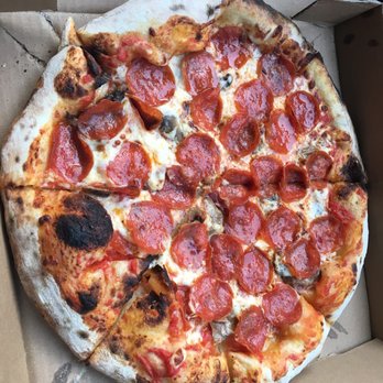 Pizzas & Cream - Pizza with pepperoni and mushrooms - Pizza Near Me - Nebo, West Virginia