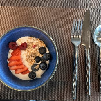 The Ruse Healdsburg - First course was a yogurt/fruit bowl - very delicious - Hotels Near Me - Healdsburg, California The Ruse Healdsburg - First course was a yogurt/fruit bowl - very delicious - Hotels Near Me - Healdsburg, California