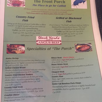 The Front Porch - Menu - Southern Near Me - Marion, Kentucky The Front Porch - Menu - Southern Near Me - Marion, Kentucky