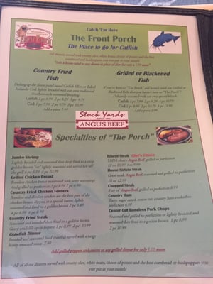 Menu photo 4 The Front Porch Marion, KY Menu photo 4 The Front Porch Marion, KY