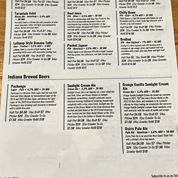Sun King Sarasota - Menu on March 14, 2024 - Brewpubs Near Me - Sarasota, Florida Sun King Sarasota - Menu on March 14, 2024 - Brewpubs Near Me - Sarasota, Florida