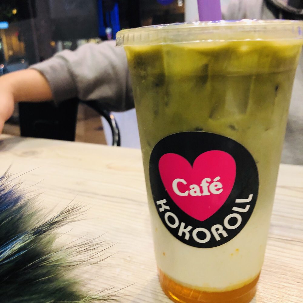 Kokoroll Cafe - Kokoroll Matcha Latte....super delicious! - Poke Near Me - Burbank, California