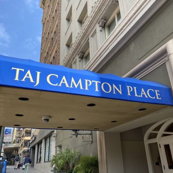 Taj Campton Place - Exterior, the neighborhood is on the edge of what's still good in SF - Hotels Near Me - San Francisco, California Taj Campton Place - Exterior, the neighborhood is on the edge of what's still good in SF - Hotels Near Me - San Francisco, California