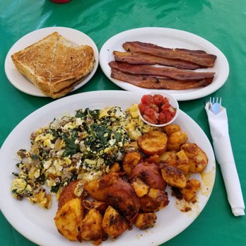 Mrs. Olson's Coffee Hut - Joes Special ($13) w/ rye toast Side of Bacon ($6) - American Near Me - Oxnard, California Mrs. Olson's Coffee Hut - Joes Special ($13) w/ rye toast Side of Bacon ($6) - American Near Me - Oxnard, California