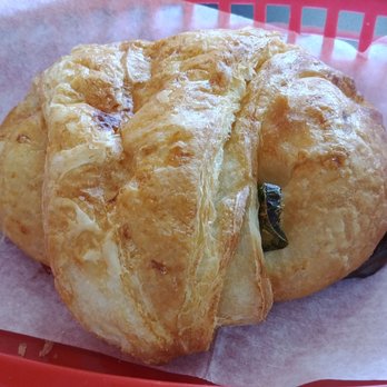 Dutch Donut Factory - Warmed spicy (jalapeno) ham and cheese croissant, $4.25. - Donuts Near Me - Mesa, Arizona Dutch Donut Factory - Warmed spicy (jalapeno) ham and cheese croissant, $4.25. - Donuts Near Me - Mesa, Arizona
