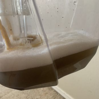 Oxi Fresh Carpet Cleaning - small sample of the water after a "professional" clean. Steve's comment..."we have a 5K machine and everyone else's is junk," (essentially) - Carpet Cleaning Near Me Oxi Fresh Carpet Cleaning - small sample of the water after a "professional" clean. Steve's comment..."we have a 5K machine and everyone else's is junk," (essentially) - Carpet Cleaning Near Me