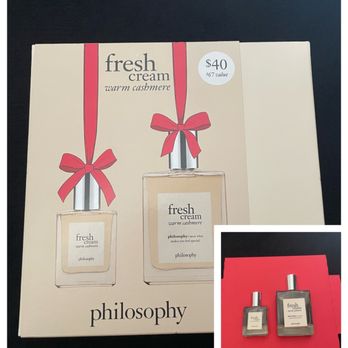 Target - Philosophy Fresh Cream and Warm Cashmere Gift Set (from the Ulta counter) $40 - Department Stores Near Me - San Jose, California Target - Philosophy Fresh Cream and Warm Cashmere Gift Set (from the Ulta counter) $40 - Department Stores Near Me - San Jose, California