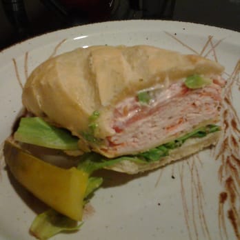 Cafe 12 - Half a "California" (peppercorn turkey, jalapeno cheddar cheese, avocado, lettuce, tomato & chipotle aioli) on a French roll. Delicious! - Breakfast & Brunch Near Me - Chelmsford, Massachusetts Cafe 12 - Half a "California" (peppercorn turkey, jalapeno cheddar cheese, avocado, lettuce, tomato & chipotle aioli) on a French roll. Delicious! - Breakfast & Brunch Near Me - Chelmsford, Massachusetts