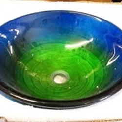 BJ Discount Plumbing Supply - One of the many vessel bathroom sinks available
