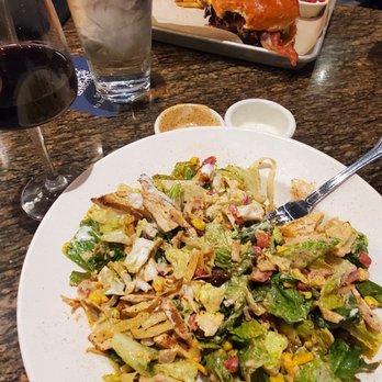 BJ's Restaurant & Brewhouse - Santa Fe Salad. And Brisket Burger - Pizza Near Me - Modesto, California