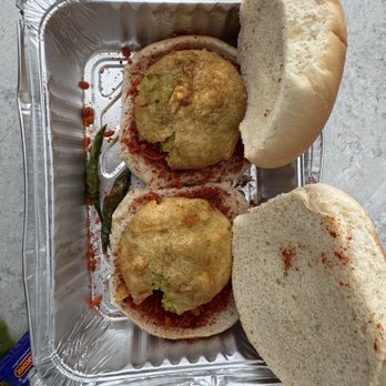 Jay Bhavani Vadapav - Bombay Vada Pav Dry - Vegan (no butter) - Fast Food Near Me - Brampton, Ontario Jay Bhavani Vadapav - Bombay Vada Pav Dry - Vegan (no butter) - Fast Food Near Me - Brampton, Ontario