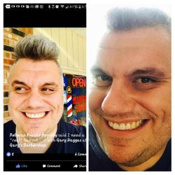 Gary's Barber Shop - Before and after pic how we at garys barbershop do a real flat top!