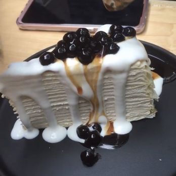 Prince Tea House - Mille Brown Sugar Boba Mille Crpes Cake - Desserts Near Me - Forest Hills, New York Prince Tea House - Mille Brown Sugar Boba Mille Crpes Cake - Desserts Near Me - Forest Hills, New York